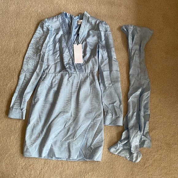 Saloni Bibi dress in Cornflower - Picture 4 of 6